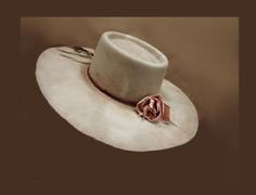 50 X beaver leather rose hat